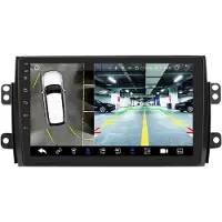 Happiq Autoradio avec Bluetooth et CarPlay pour Suzuki SX4 (2006-2013) – Compatible avec Apple et Android – Système stéréo – Système de navigation