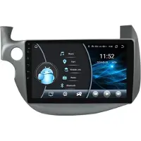 Happiq Autoradio avec Bluetooth et CarPlay pour Honda Fit et Jazz (2007-2013) – compatible avec Apple et Android – système stéréo avec système de navigation – 2 Go de RAM, 32 Go de mémoire
