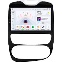 Happiq Autoradio avec Bluetooth et CarPlay pour Renault Clio 4 (2016-2019) – Compatible avec Apple et Android – Système stéréo – Système de navigation – 6 Go de RAM, 64 Go de mémoire interne