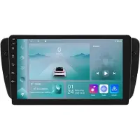 Happiq Autoradio avec Bluetooth et CarPlay pour Seat Ibiza 6J (2009-2013) – Compatible avec Apple et Android – Système stéréo – Système de navigation – 1 Go de RAM, 32 Go de mémoire