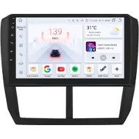 Happiq Autoradio avec Bluetooth et CarPlay pour Subaru Forester 3SH et Impreza (2007-2013) – Compatible avec Apple et Android – Système stéréo avec système de navigation – 3 Go de RAM, 32 Go de mémoire