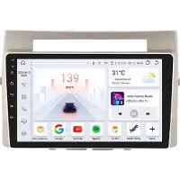 Happiq Autoradio avec Bluetooth et CarPlay pour Toyota Corolla Verso AR10 (2004-2009) – Compatible avec Apple et Android – Système stéréo – Système de navigation – 4 Go de RAM, 32 Go de mémoire