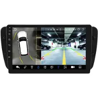 Happiq Autoradio avec Bluetooth et caméra – CarPlay – Pour Seat Ibiza 6J (2009–2013) – Compatible avec Apple et Android – Système stéréo – Navigation – Système de navigation automobile