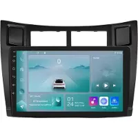 Happiq Autoradio avec Bluetooth – CarPlay – Pour Toyota Yaris (2005–2012) – Compatible avec Apple et Android – Stéréo – Système de navigation – Autoradio Android série S – 1 Go 32 Go