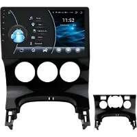 Happiq Autoradio avec Bluetooth et CarPlay pour Peugeot 3008 (2009-2015) – Compatible avec Apple et Android – Système stéréo avec système de navigation – 2 Go de RAM, 32 Go de mémoire interne