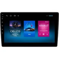 Happiq Autoradio Android Citroën C5 (2008-2017) série S – Écran tactile QLED 1280x720, CarPlay, Android Auto, Bluetooth, WiFi, 3 ports USB, RDS, écran partagé, PiP – Double DIN