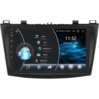 Happiq Autoradio avec Bluetooth et CarPlay pour Mazda 3 (2010-2013), compatible avec Apple et Android, chaîne stéréo, système de navigation, 2 Go de RAM, 32 Go de mémoire interne