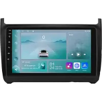 Happiq Autoradio avec Bluetooth et CarPlay pour VW Polo 5 (2008-2020) – Compatible avec Apple et Android – Système stéréo avec système de navigation – 1 Go de RAM, 32 Go de mémoire interne