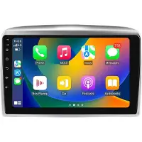 Happiq Autoradio avec Bluetooth et CarPlay pour Lancia Ypsilon (2006-2011), compatible avec Apple et Android, chaîne stéréo, système de navigation, 2 Go de RAM, 32 Go de mémoire interne, écran 9 pouces