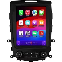 Happiq Autoradio avec Bluetooth et CarPlay pour Hyundai Santa Fe 2 (2006-2012) – Compatible avec Apple et Android – Système stéréo – Système de navigation – 2 Go de RAM, 32 Go de mémoire