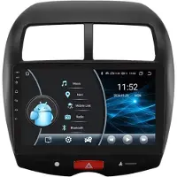 Happiq Autoradio avec Bluetooth et CarPlay pour Mitsubishi ASX (2010-2018) – Compatible avec Apple et Android – Système stéréo – Système de navigation – 2 Go de RAM, 32 Go d'espace de stockage