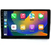 Happiq Autoradio avec Bluetooth et CarPlay pour Seat Leon 2 Mk2 (2005-2012) – compatible avec Apple et Android – système stéréo avec système de navigation – 2 Go de RAM, 64 Go de mémoire
