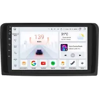 Happiq Autoradio avec Bluetooth et CarPlay pour Mercedes ML/GL W164 X164 (2005-2012) – Compatible avec Apple et Android – Système stéréo – Système de navigation – 3 Go de RAM, 32 Go de mémoire