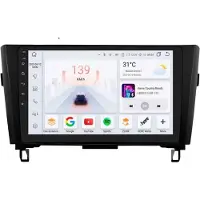 Happiq Autoradio avec Bluetooth et CarPlay pour Nissan Qashqai 2 et X-Trail T32 (2013-2017) – Compatible avec Apple et Android – Système stéréo avec système de navigation – 4 Go de RAM, 32 Go de mémoire