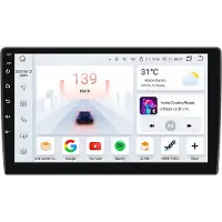 Happiq Autoradio avec Bluetooth, CarPlay, compatible avec Nissan, Hyundai et VW, Apple et Android, chaîne stéréo, système de navigation, mémoire 8 Go/128 Go
