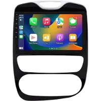 Happiq Autoradio avec Bluetooth et CarPlay pour Renault Clio 4 (2016-2019) – Compatible avec Apple et Android – Système stéréo avec système de navigation – 2 Go de RAM, 64 Go de mémoire interne