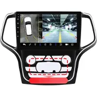 Happiq Autoradio avec Bluetooth et CarPlay pour Jeep Grand Cherokee WK2 (2014-2022) – Compatible avec Apple et Android – Système stéréo – Navigation – Système de navigation