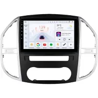 Happiq Autoradio avec Bluetooth et CarPlay pour Mercedes-Benz Vito W447 (2014-2021) – Compatible avec Apple et Android – Système stéréo – Système de navigation – 6 Go de RAM, 64 Go de mémoire interne