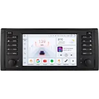 Happiq Autoradio avec Bluetooth et CarPlay pour BMW Série 5 E39, X5 E53, M5 (1996-2003) – Compatible avec Apple et Android – Système stéréo – Système de navigation – 6 Go de RAM, 64 Go de mémoire