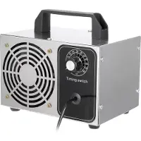 Happyment Générateur d'ozone - Purificateur d'air à ozone - Ioniseur avec filtre à air - Élimine les odeurs et les bactéries - Efficace en énergie et silencieux