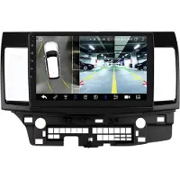 Happiq Autoradio avec Bluetooth et CarPlay pour Mitsubishi Lancer 10 CY (2007-2012) – Compatible avec Apple et Android – Système stéréo – Système de navigation