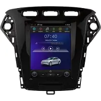 Happiq Autoradio avec Bluetooth et CarPlay pour Ford Mondeo Mk4 / Galaxy (2011-2013) – Compatible avec Apple et Android – Système stéréo – Système de navigation – 1 Go/16 Go