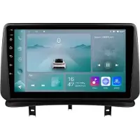 Happiq Autoradio avec Bluetooth, CarPlay, compatible avec Apple et Android, chaîne stéréo, navigation, système de navigation automobile, pour Renault Clio 3 (2005-2014)