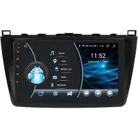 Happiq Autoradio avec Bluetooth et CarPlay pour Mazda 6 (2007-2012) – compatible avec Apple et Android – système stéréo avec système de navigation – 2 Go de RAM, 32 Go de mémoire interne
