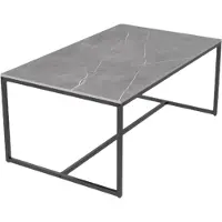 Happyment Table de salle à manger Fioren - Opulence - 8 à 10 personnes - aspect marbre - Extensible - 150 à 180 cm - Jade brillant