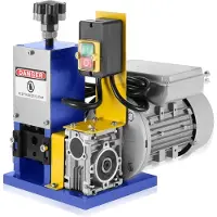 Happyment Dénudeuse de câble - Dénudeuse électrique et manuelle - Dénudeuse de peau de fil - Hélice de câble - Pour câbles en cuivre - 180W - Dénudeuse professionnelle