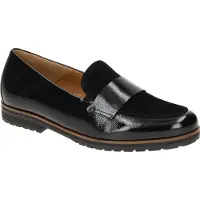 Gabor (femmes) Mocassins pour femmes Noir : 6 : Taille standard : 6 Largeur : Standard