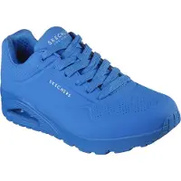 SKECHERS Herren Chaussures à lacets Sportives Semelle en caoutchouc bleu