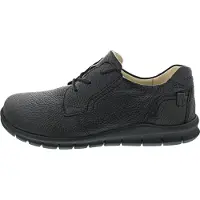 Waldlaufer Chaussure à lacets 'Schnürschuh Herren 366006-199-001 Glattleder in schwarz' noir