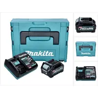 Makita Power Source Kit 1x BL 4025 batterie 40 V max. 2,5 Ah XGT + DC 40 RA chargeur + Makpac