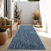 Paco Home In & Outdoor Tapis tissé plat uni moderne résistant aux intempéries pour terrasse cuisine Dimension 80x150 cm