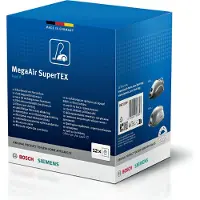 Siemens VZ123FP MegaAir SuperTEX - Kit de sacs - pour aspirateurs