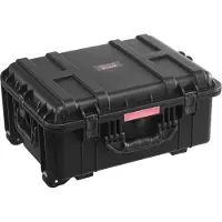 Vevor 2,5 cu. ft. valise rigide, valise trolley rigide, housse de protection étanche IP67 avec 4 clips, 4 trous pour cadenas et inserts en mousse