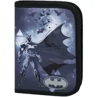 Baagl Trousse scolaire classique à deux rabats Batman Storm
