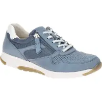 Gabor ROLLINGSOFT Chaussures dames - Chaussures basses à lacets sportives bleues Loisirs NEUF
