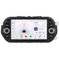 Happiq Autoradio avec Bluetooth et CarPlay pour Fiat Tipo/Egea (2015-2017) – compatible avec Apple et Android – système stéréo avec système de navigation – 4 Go de RAM, 32 Go de mémoire