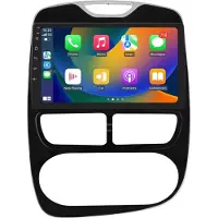 Happiq Autoradio avec Bluetooth et CarPlay pour Renault Clio (2012-2016) – Compatible avec Apple et Android – Système stéréo avec système de navigation – 2 Go de RAM, 64 Go d'espace de stockage