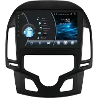 Happiq Autoradio avec Bluetooth et CarPlay pour Hyundai i30Bij MT (2006-2011) – Compatible avec Apple et Android – Système stéréo avec système de navigation – 2 Go de RAM, 32 Go de mémoire