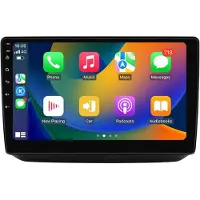 Happiq Autoradio avec Bluetooth et CarPlay pour Skoda Fabia 2 (2007-2014) – compatible avec Apple et Android – système stéréo avec système de navigation – 2 Go de RAM, 64 Go de mémoire interne