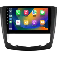 Happiq Autoradio avec Bluetooth et CarPlay pour Renault Kadjar (2015-2019) – compatible avec Apple et Android – système stéréo avec système de navigation – 2 Go de RAM, 64 Go d'espace de stockage