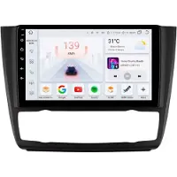 Happiq Autoradio avec Bluetooth et CarPlay pour BMW Série 1 (E81/E82/E87/E88) (2004-2011) – Compatible avec Apple et Android – Système stéréo – Système de navigation – 3 Go de RAM, 32 Go de mémoire interne