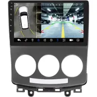 Happiq Autoradio avec Bluetooth et caméra – CarPlay – Pour Mazda 5 (2005-2010) – Compatible avec Apple et Android – Système stéréo – Navigation – Système de navigation
