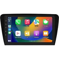 Happiq Autoradio avec Bluetooth et CarPlay pour SKODA Octavia 3 A7 (2013-2018) – Compatible avec Apple et Android – Système stéréo – Système de navigation – 2 Go de RAM, 64 Go de mémoire interne
