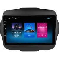 Happiq Autoradio avec Bluetooth et CarPlay pour Jeep Renegade (2016-2020) – Compatible avec Apple et Android – Système stéréo – Système de navigation – 1 Go de RAM, 16 Go de mémoire