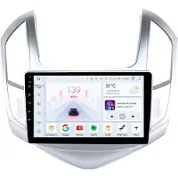 Happiq Autoradio avec Bluetooth et CarPlay pour Chevrolet Cruze J300/J308 (2012-2015) – Compatible avec Apple et Android – Système stéréo – Système de navigation – 8 Go/128 Go