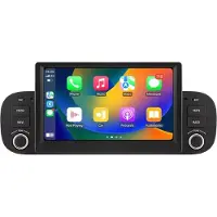 Happiq Autoradio avec Bluetooth et CarPlay pour Fiat Panda (2013-2020) – Compatible avec Apple et Android – Système stéréo – Système de navigation – 2 Go de RAM, 32 Go de mémoire